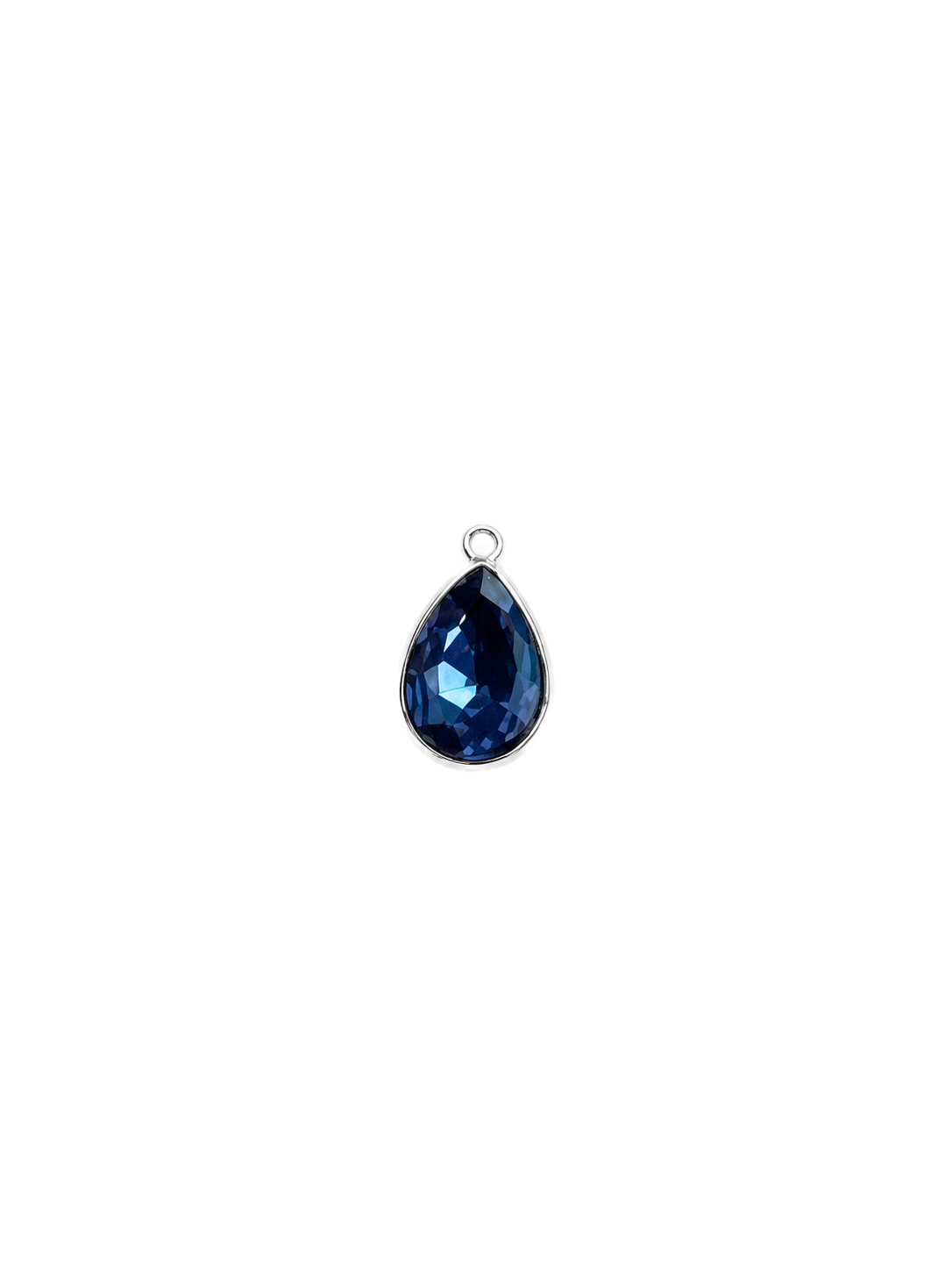 Goutte bleu strass