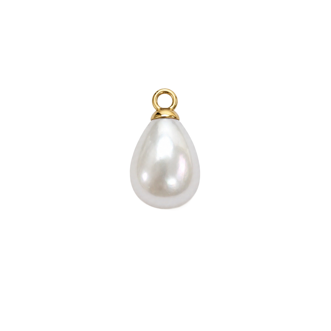 Goutte blanche nacrée