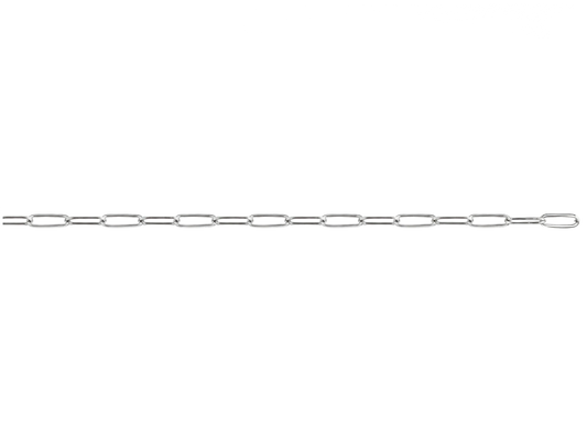 Chaîne maille argentée