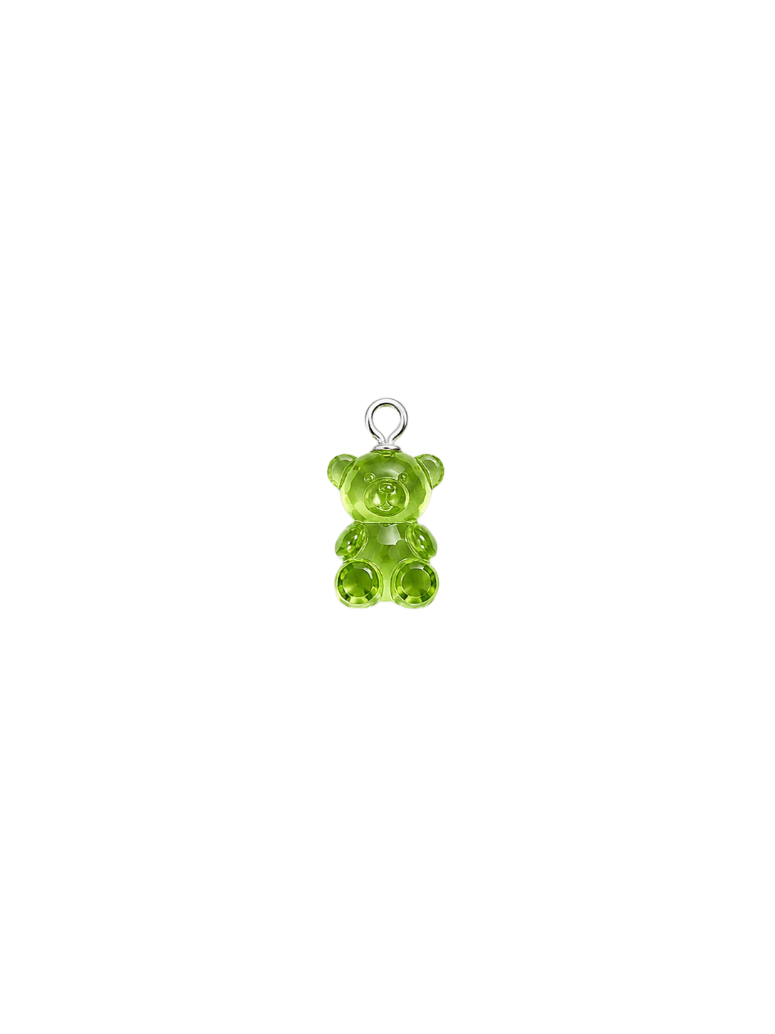Ourson vert en résine
