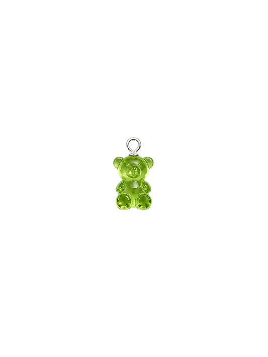 Ourson vert en résine