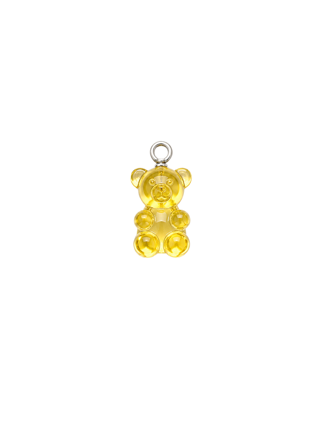 Ourson jaune en résine