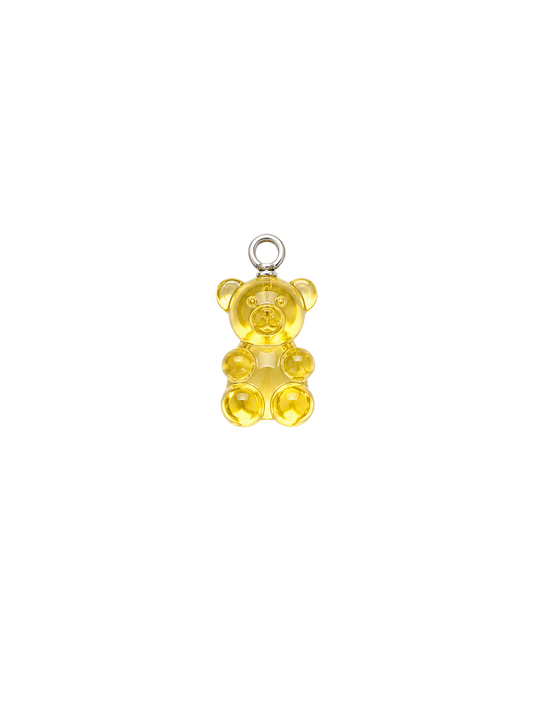 Ourson jaune en résine