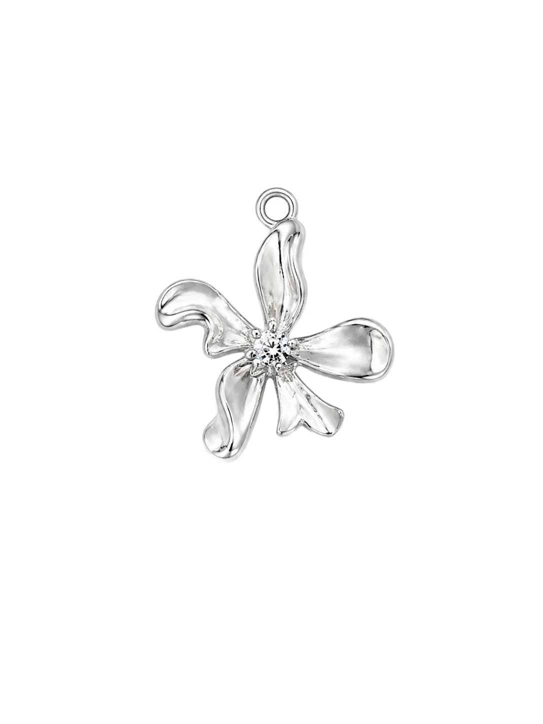 Fleur avec strass
