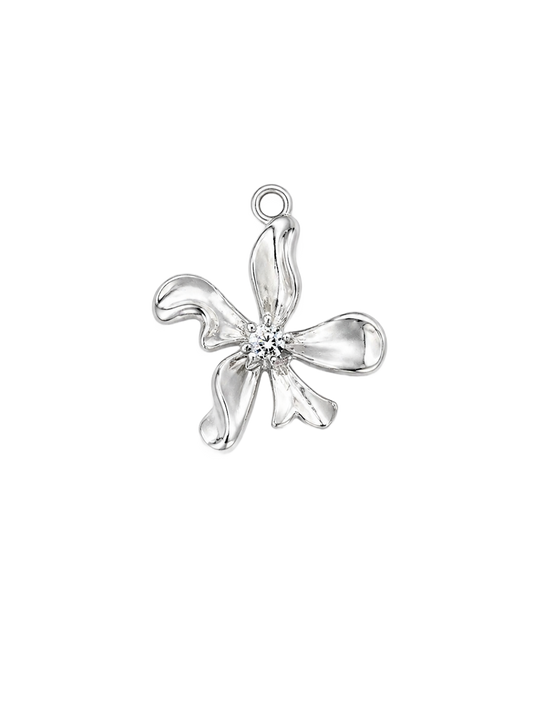 Fleur avec strass