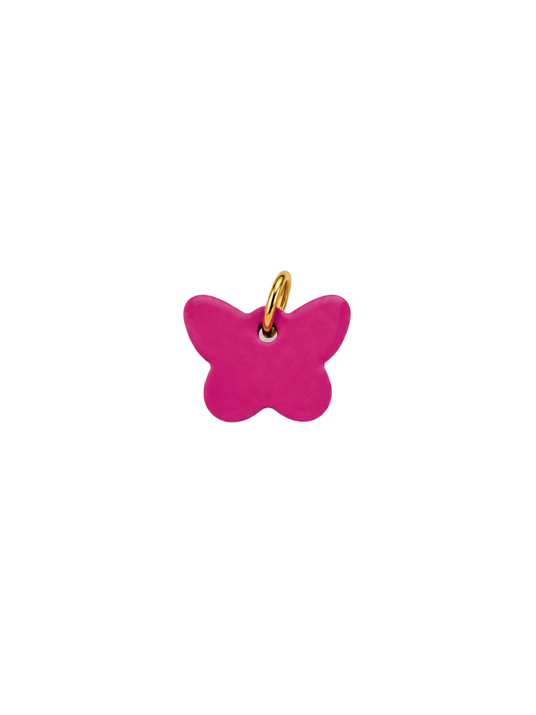 Papillon rose en bois