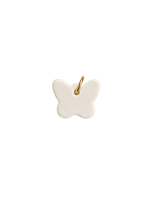 Papillon blanc en bois