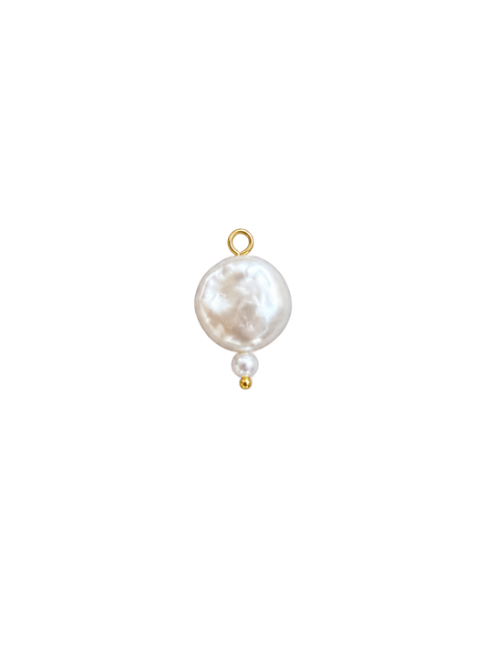 Perle blanche ronde